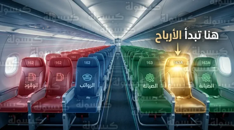 الربح يبدأ من المقعد رقم 163.. كواليس اقتصاديات شركات الطيران في عام 2026 وتوزيع تكاليف الرحلة