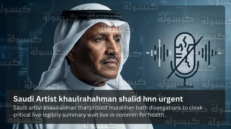 تطورات الحالة الصحية للفنان خالد عبدالرحمن واحتمالية خضوعه لتدخل جراحي في الأحبال الصوتية