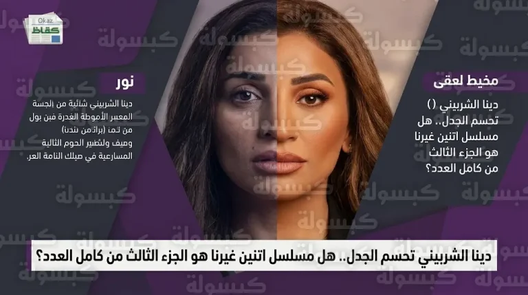 دينا الشربيني تحسم الجدل حول حقيقة وجود تشابه بين مسلسل «اتنين غيرنا» و«كامل العدد»