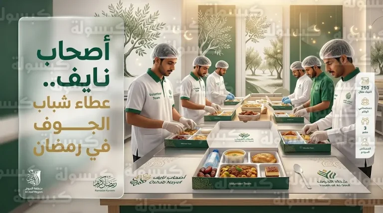 شباب الجوف يجسدون قيم الجود والكرم في مبادرة أصحاب نايف لإفطار الأسر المتعففة