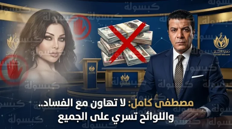 مصطفى كامل يرفض رشوة ضخمة بقيمة 2.5 مليون جنيه ويؤكد استمرار إيقاف هيفاء وهبي عن العمل
