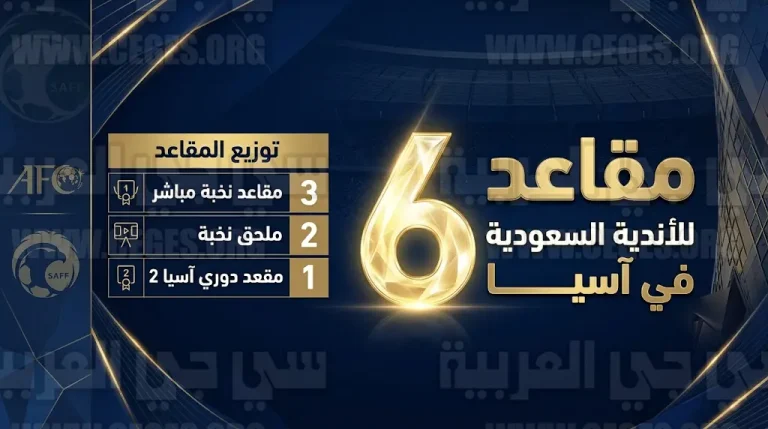 اعتماد 6 مقاعد للأندية السعودية في بطولات آسيا بنظامها الجديد