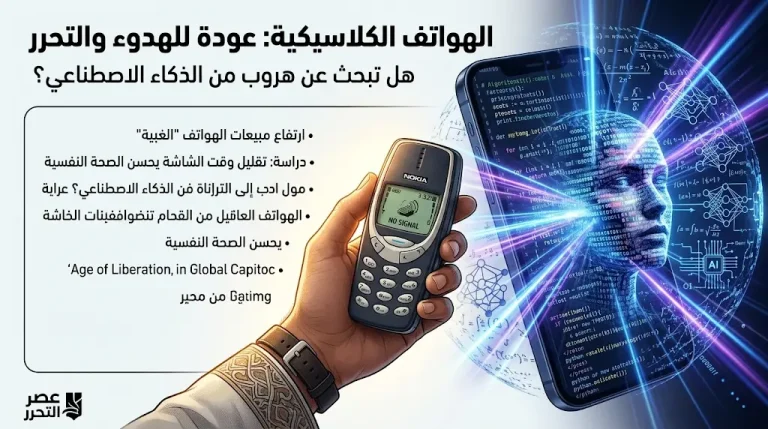 التمرد الرقمي في السعودية يدفع الشباب للعودة إلى الهواتف البسيطة هرباً من سجون الشاشات وخوارزميات الذكاء الاصطناعي