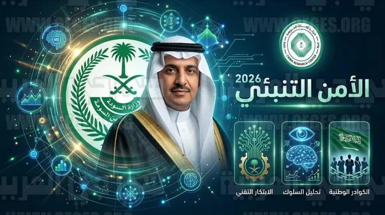 السعودية تطلق مرحلة الأمن التنبئي ضمن استراتيجية تطوير مركز أبحاث الجريمة لعام 2026