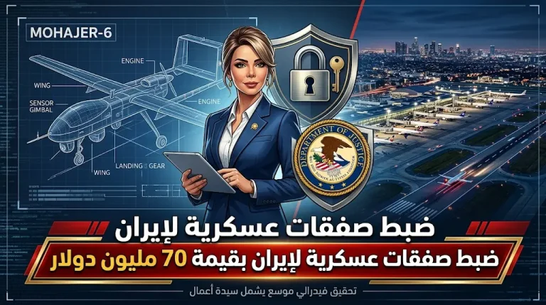 القضاء الأمريكي يوجه اتهامات لـ شميم مافي بتهريب أسلحة ومعدات عسكرية لإيران بقيمة 70 مليون دولار