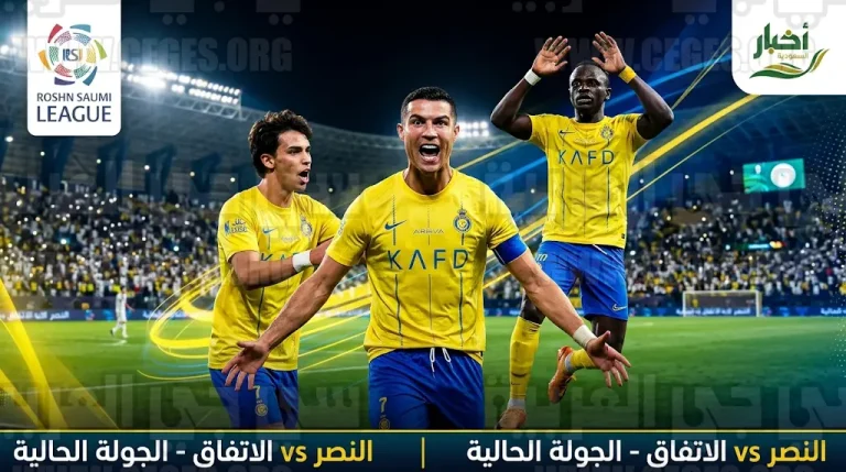 القنوات الناقلة لمباراة النصر والاتفاق اليوم الأربعاء 15-4-2026 في دوري روشن السعودي