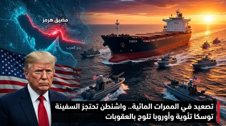 القوات الأمريكية تحتجز السفينة الإيرانية توسكا في بحر العرب وسط تحركات أوروبية لفرض عقوبات جديدة