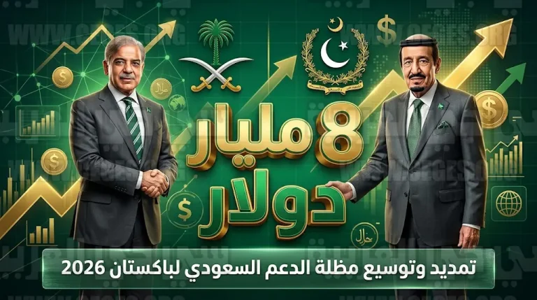 المملكة ترفع دعمها المالي لجمهورية باكستان إلى 8 مليارات دولار لتعزيز الاستقرار النقدي والشراكة الإستراتيجية