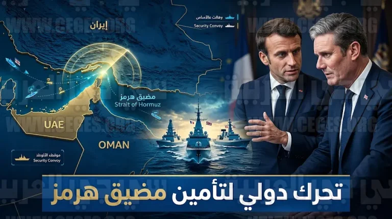 باريس ولندن تقودان تحركاً دولياً لتشكيل بعثة دفاعية لتأمين الملاحة في مضيق هرمز