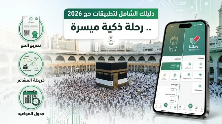 تطبيقات حج 2026: تعرف على مهام منصة نسك وتوكلنا والمطوف وجدول مواعيد المناسك