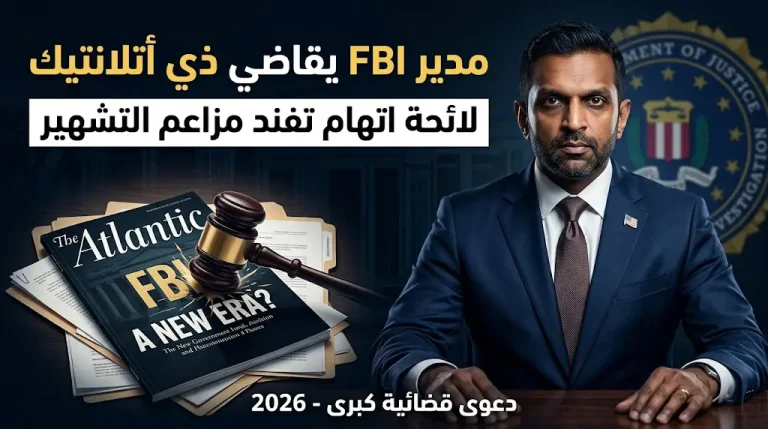 تفاصيل دعوى كاش باتيل ضد مجلة ذي أتلانتيك: مدير FBI يتهمها بالافتراء ويرد بقوة على “المصادر المجهولة”