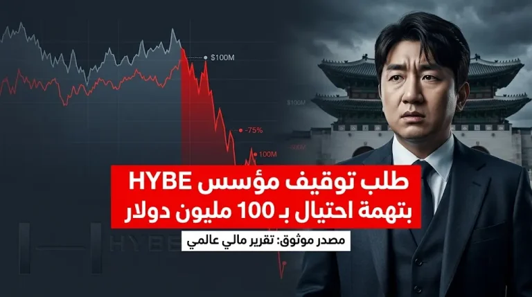 زلزال في عالم الكيبوب بعد اتهام مؤسس HYBE بالاحتيال بـ 100 مليون دولار وطلب توقيفه رسمياً