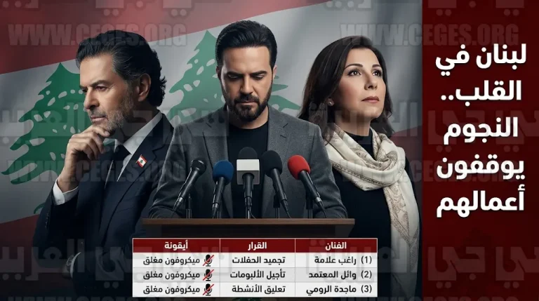 نانسي عجرم وماجدة الرومي وراغب علامة يقررون تعليق كافة أنشطتهم الفنية بسبب الأوضاع في لبنان