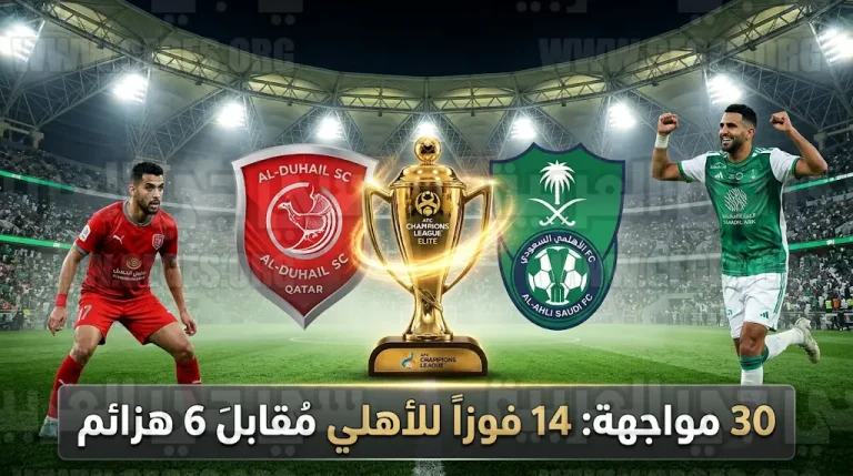 هيمنة تاريخية للأهلي أمام أندية قطر قبل صدام الدحيل في دوري أبطال آسيا للنخبة