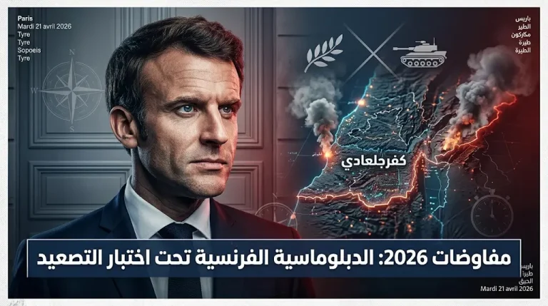 وساطة ماكرون في مفاوضات لبنان وإسرائيل 2026 تواجه اختباراً ميدانياً بعد هجوم صاروخي على كفرجلعادي