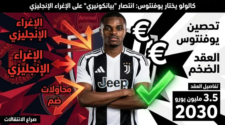 3.5 مليون يورو حتى 2030.. يوفنتوس يرفض التفاوض ويرد على عمالقة إنجلترا بعرض ضخم لتحصين كالولو.
