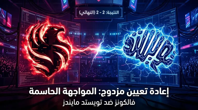 “Double Reset”: قاعدة حاسمة تزيد من إثارة مواجهة فالكونز وتويستد مايندز في نهائي الدوري السعودي للرياضات الإلكترونية.