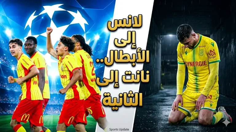 بطل 2001 يهبط للدرجة الثانية.. لانس يخطف بطاقة دوري الأبطال بهدف مراهق ويشعل سباق اللقب