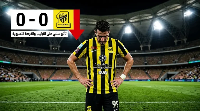 صدمة في جدة.. تعادل سلبي يفرضه الخلود على الاتحاد ويهدر فرصة “العميد” في سباق البطاقة الآسيوية.