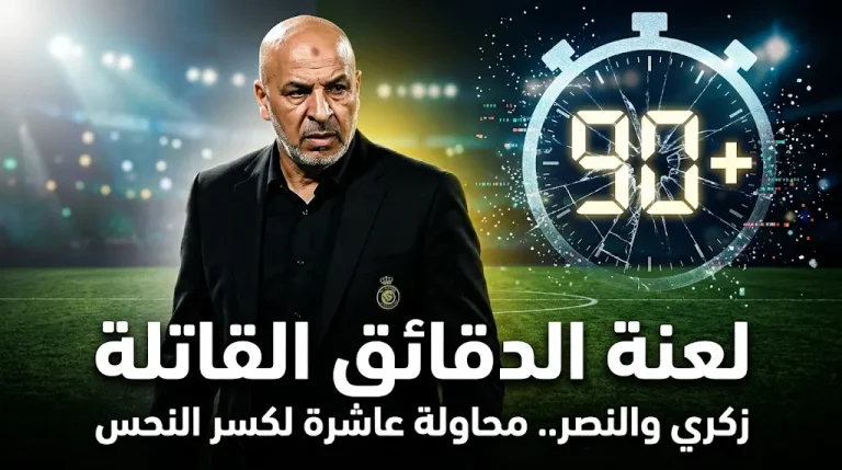لعنة “الوقت بدل الضائع” تلاحق نور الدين زكري قبل مواجهة النصر العاشرة.